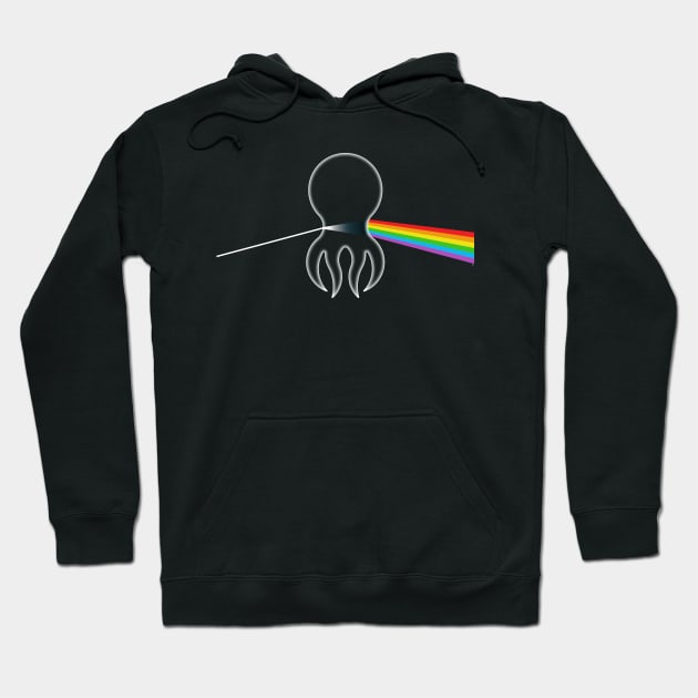 Dark Side Of The Octopus Hoodie by Super Octopus